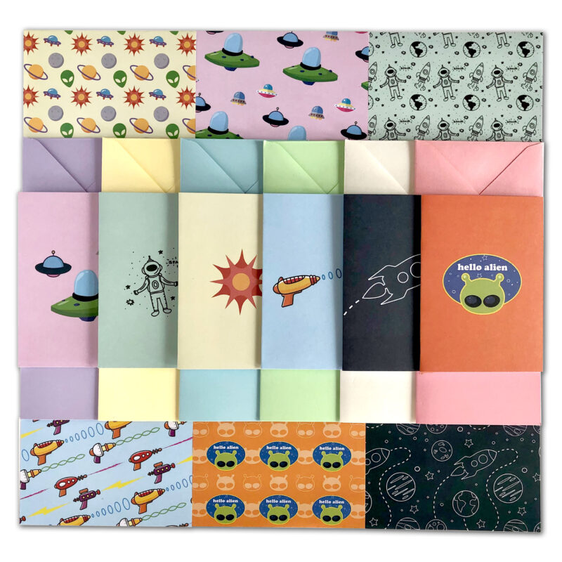 Hello Alien - Stationery Paper Pack