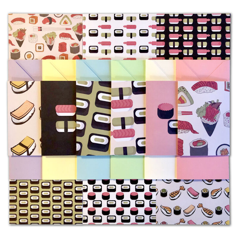 Sushi - Stationery Paper Pack