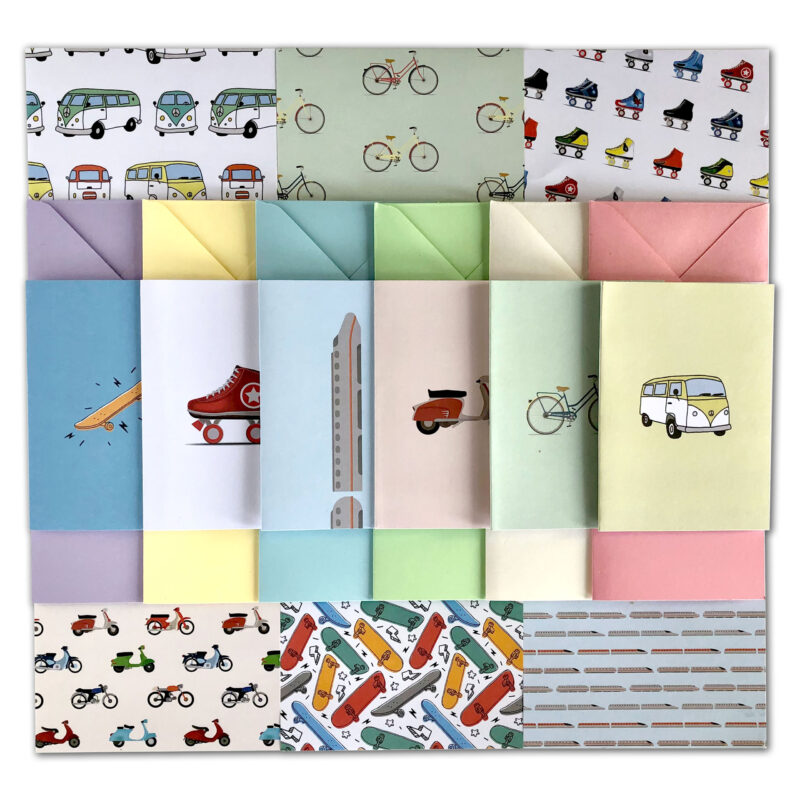Wheels - Stationery Paper Pack