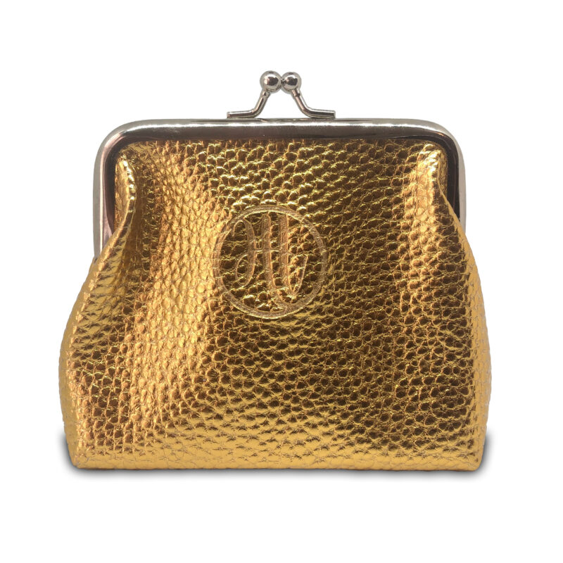Kiss Closure Purse - Gold