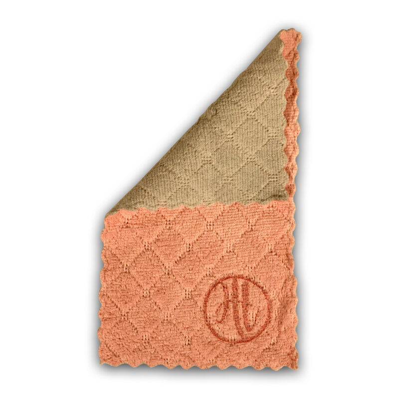Premium Makeup Remover Cloths - Folded - Orange and Tan