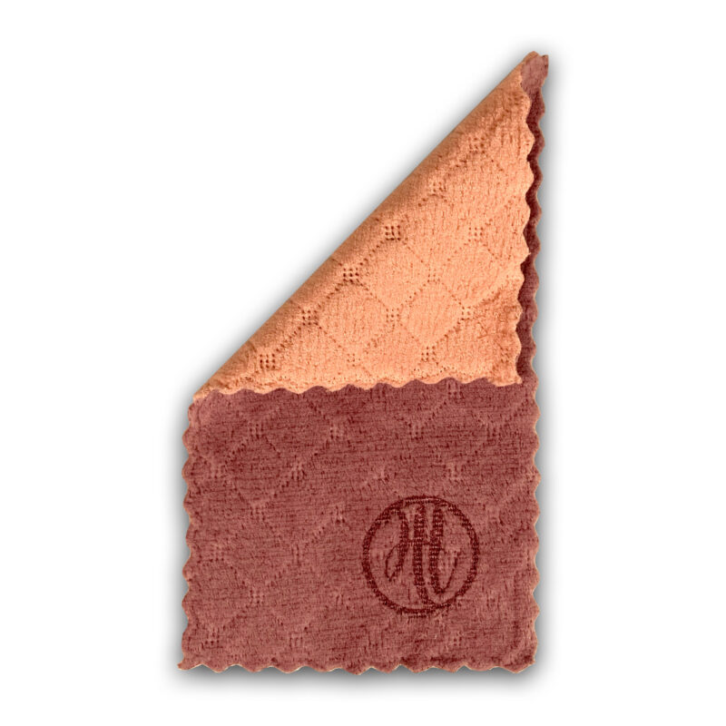 Premium Makeup Remover Cloths - Folded - Red and Orange