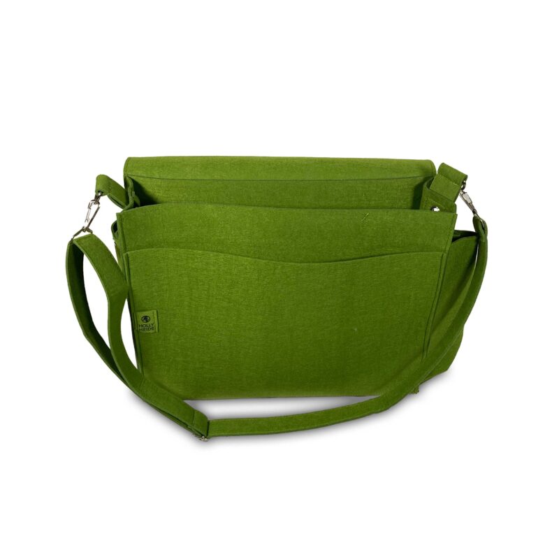 Messenger Bag Moss Green Front