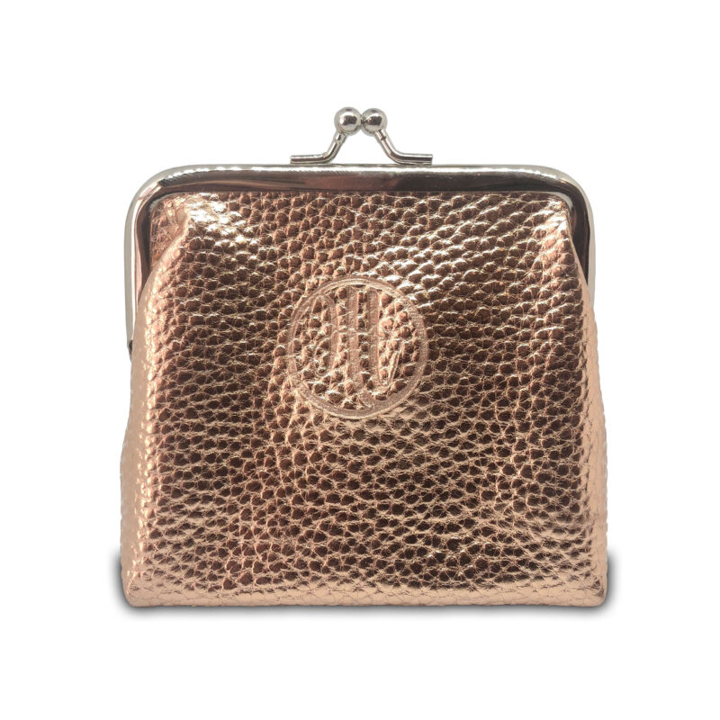 Kiss Closure Purse - Rose Gold