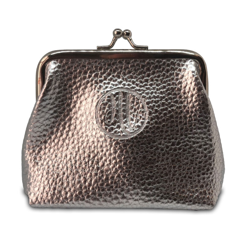 Kiss Closure Purse - Silver
