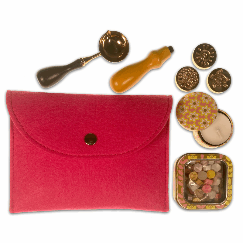 Hot Pink - Wax Seal Kit - 8 piece