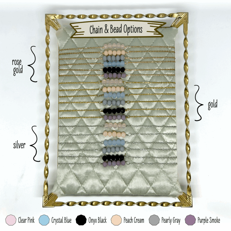 Glass Bead Necklace Options