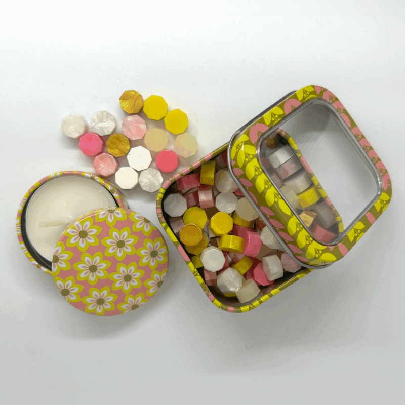 Blossom Festival Wax Tin Set - Unpacked