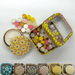 Wax Pearl Tin Set Color Options