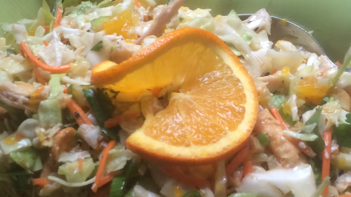 Charred Chicked Salad with Asian Dressing