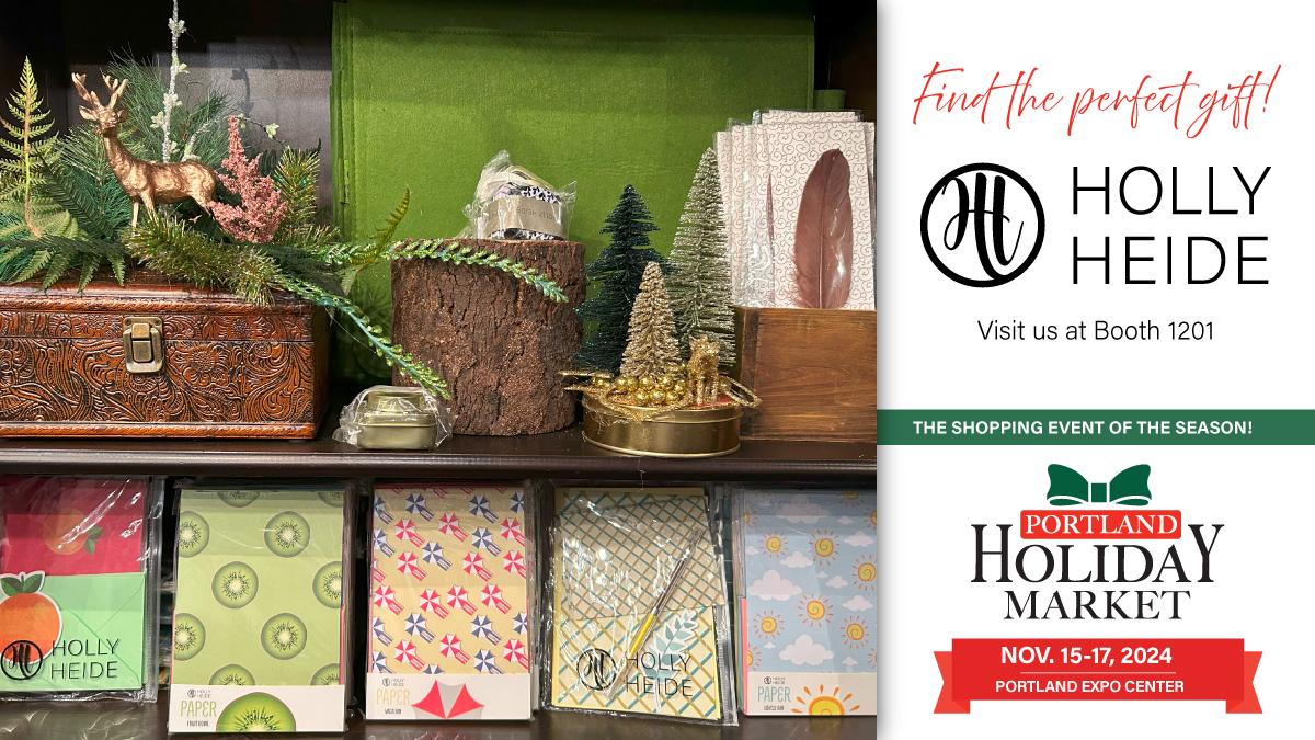 Holly Heide at the Portland-Holiday Market