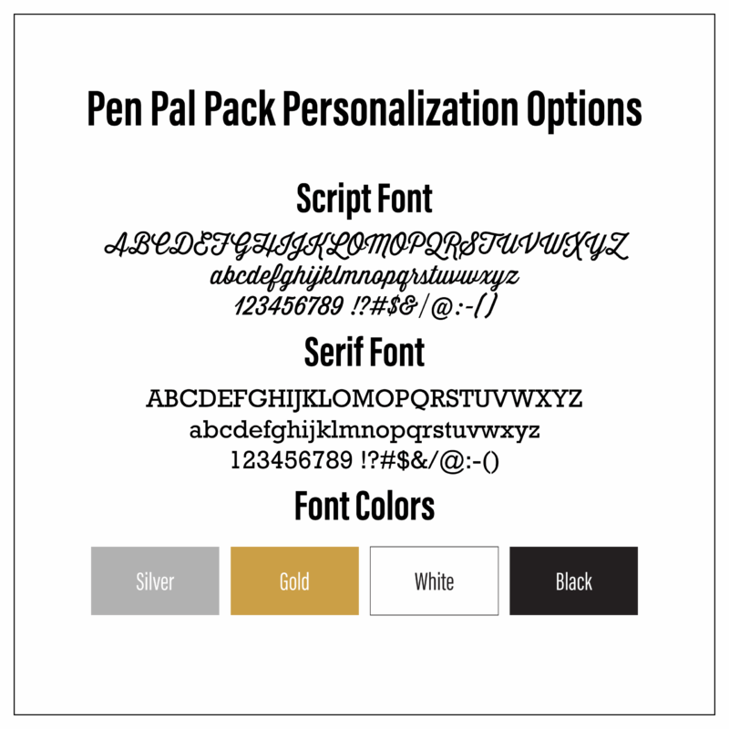 Personalization Font Options