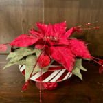 Poinsettia Tin Gift Box