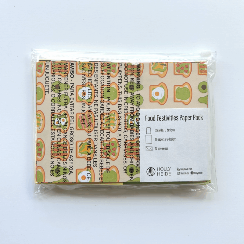 Food Festivities Paper Pack Back