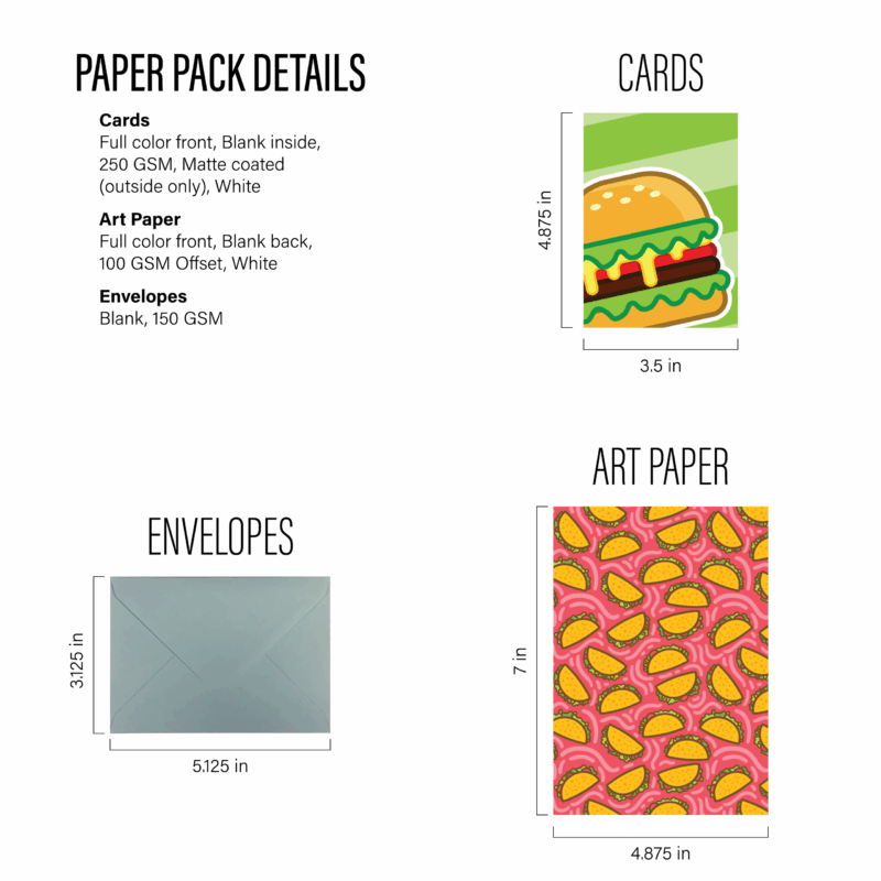 Food Festivities Paper Pack Details
