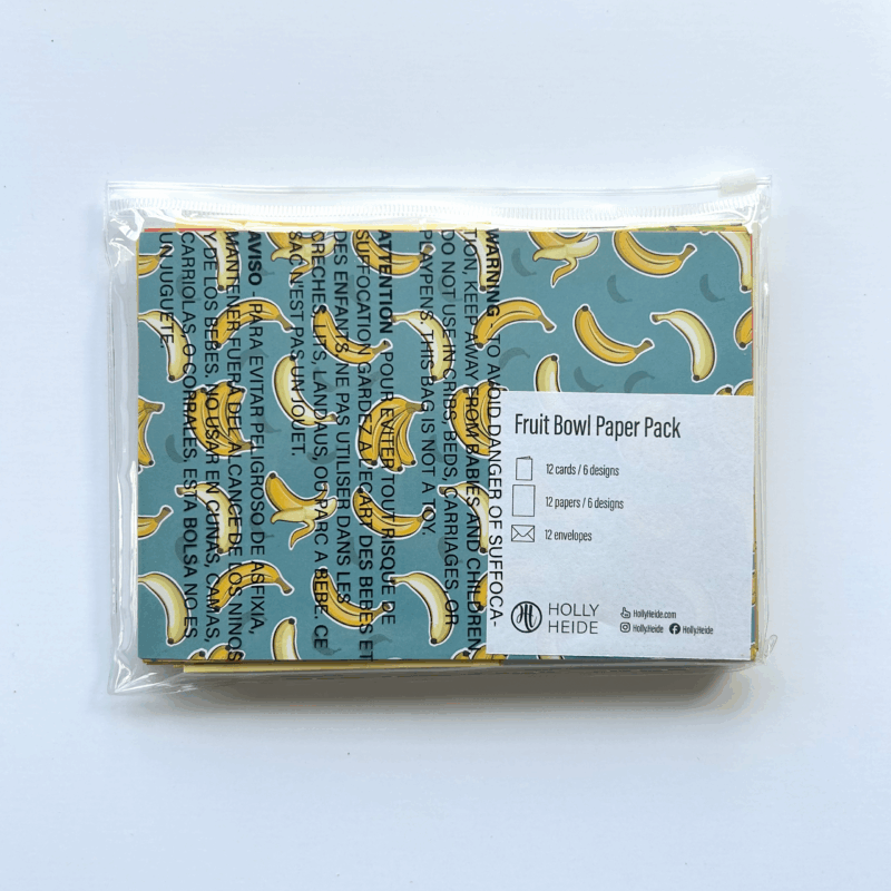 Fruit Basket Paper Pack Back