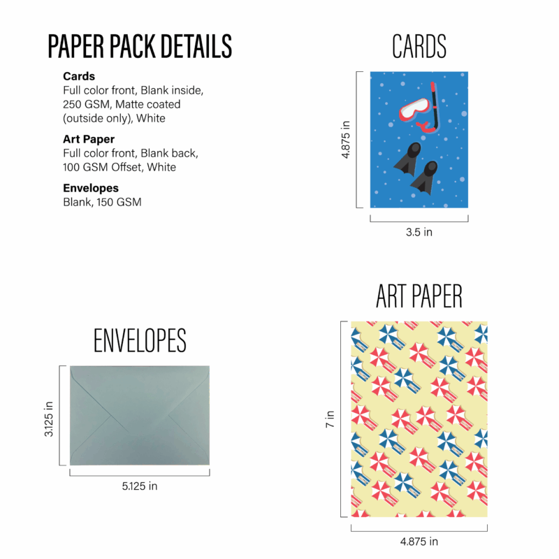 Vacation Paper Pack Details